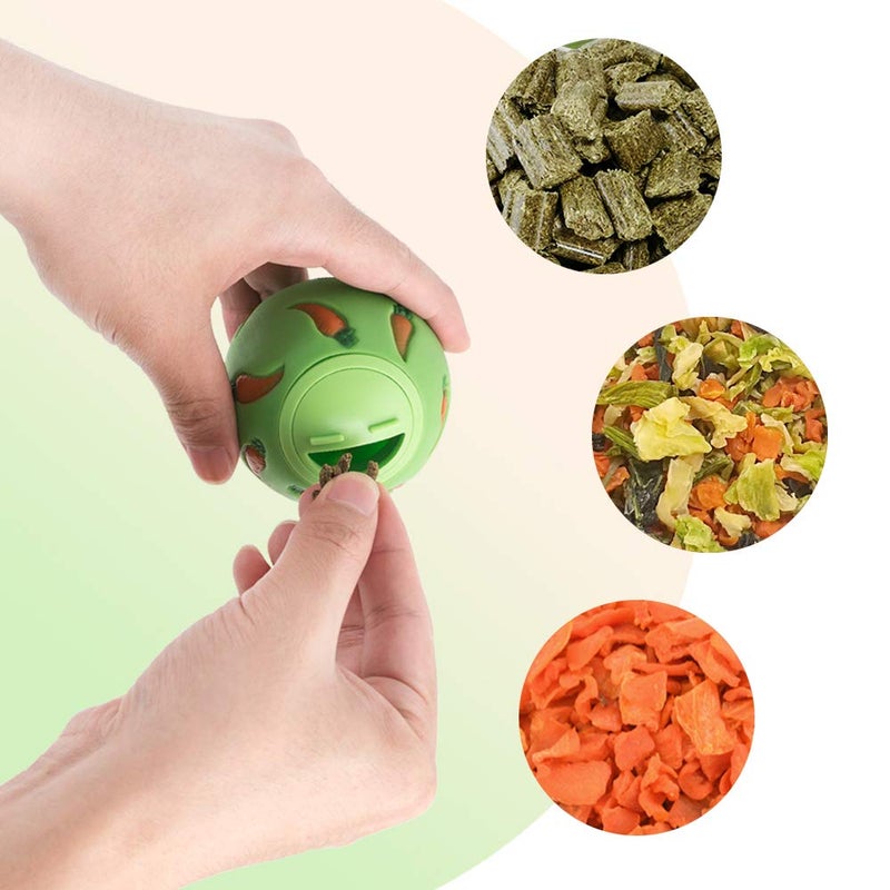 Niteangel Treat Ball, Snack Ball for Guinea Pigs, Rabbits, Hedgehogs and Other Small Pets (Small, Blue) - Image 4